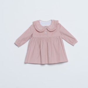 Rochita din catifea cu guleras