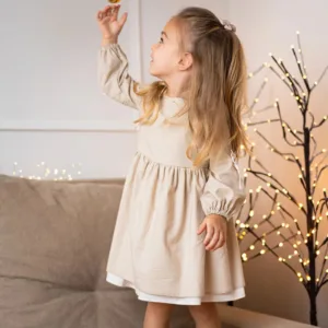 Rochita din bumbac cu fundite